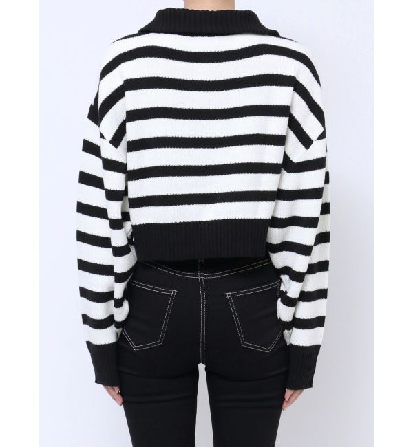 GYDA「Symmetry GYDAスライダーニットトップス」|ニット・セーター|