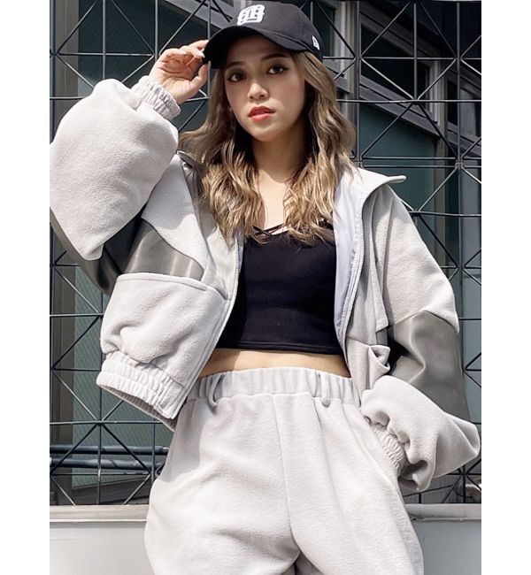 GYDA「GYGYロゴドッキングショートジャケット【SETUP着用可】」|ブルゾン・スタジャン|