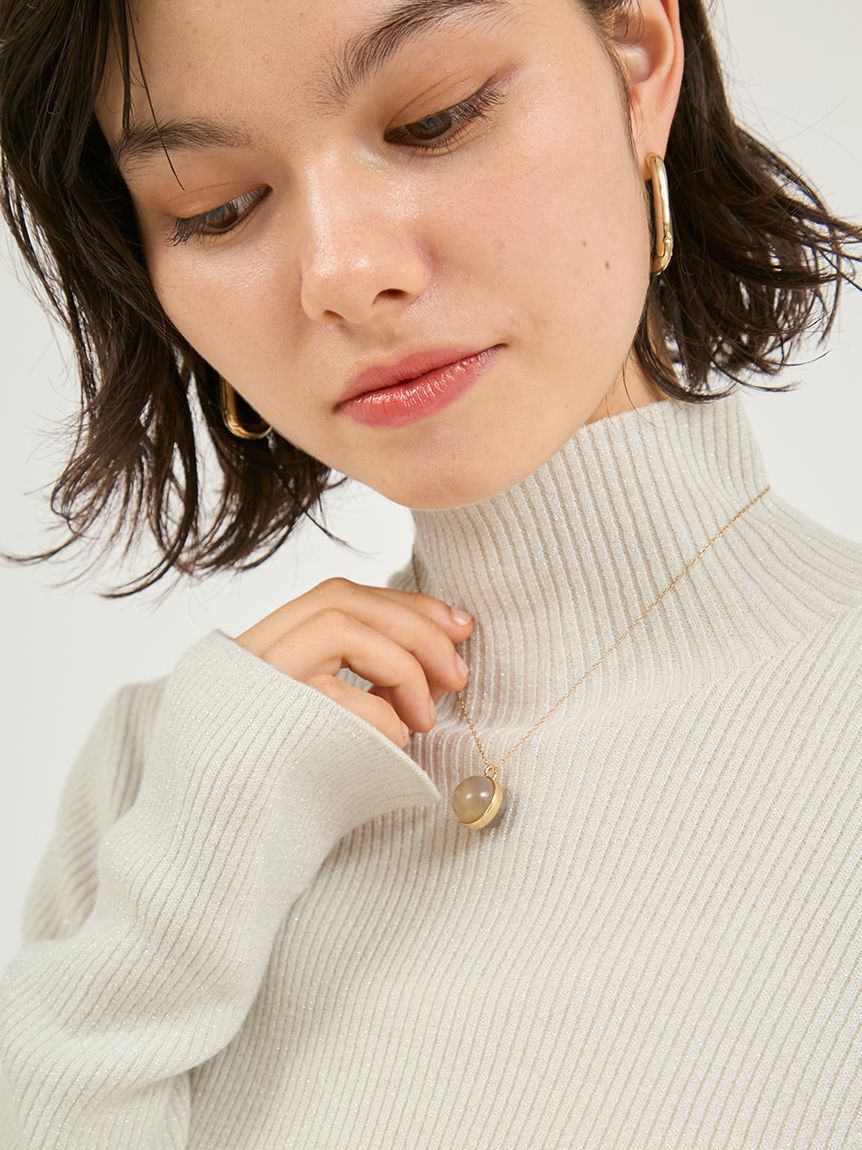 emmi atelier「ストーンネックレス」|ネックレス|