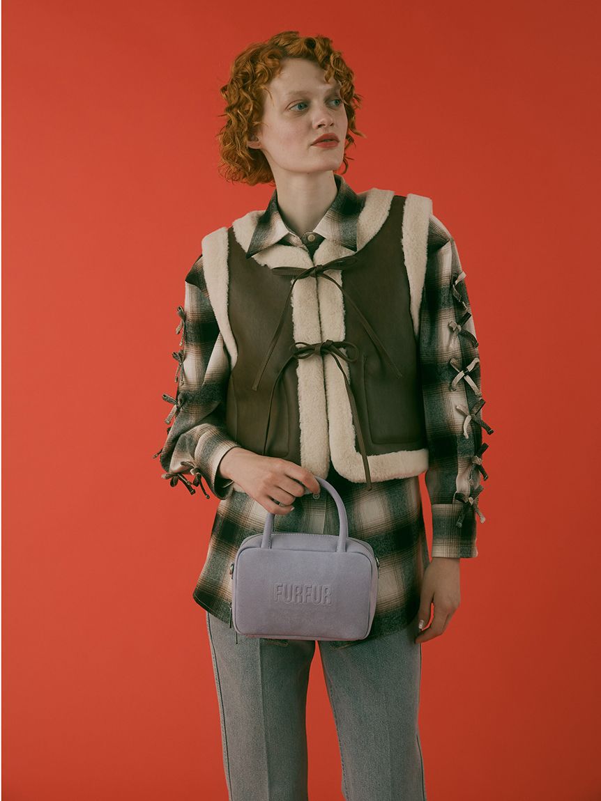 FURFUR「【限定カラー】バリエーションスクエアボストンバッグ」|ボストンバッグ|