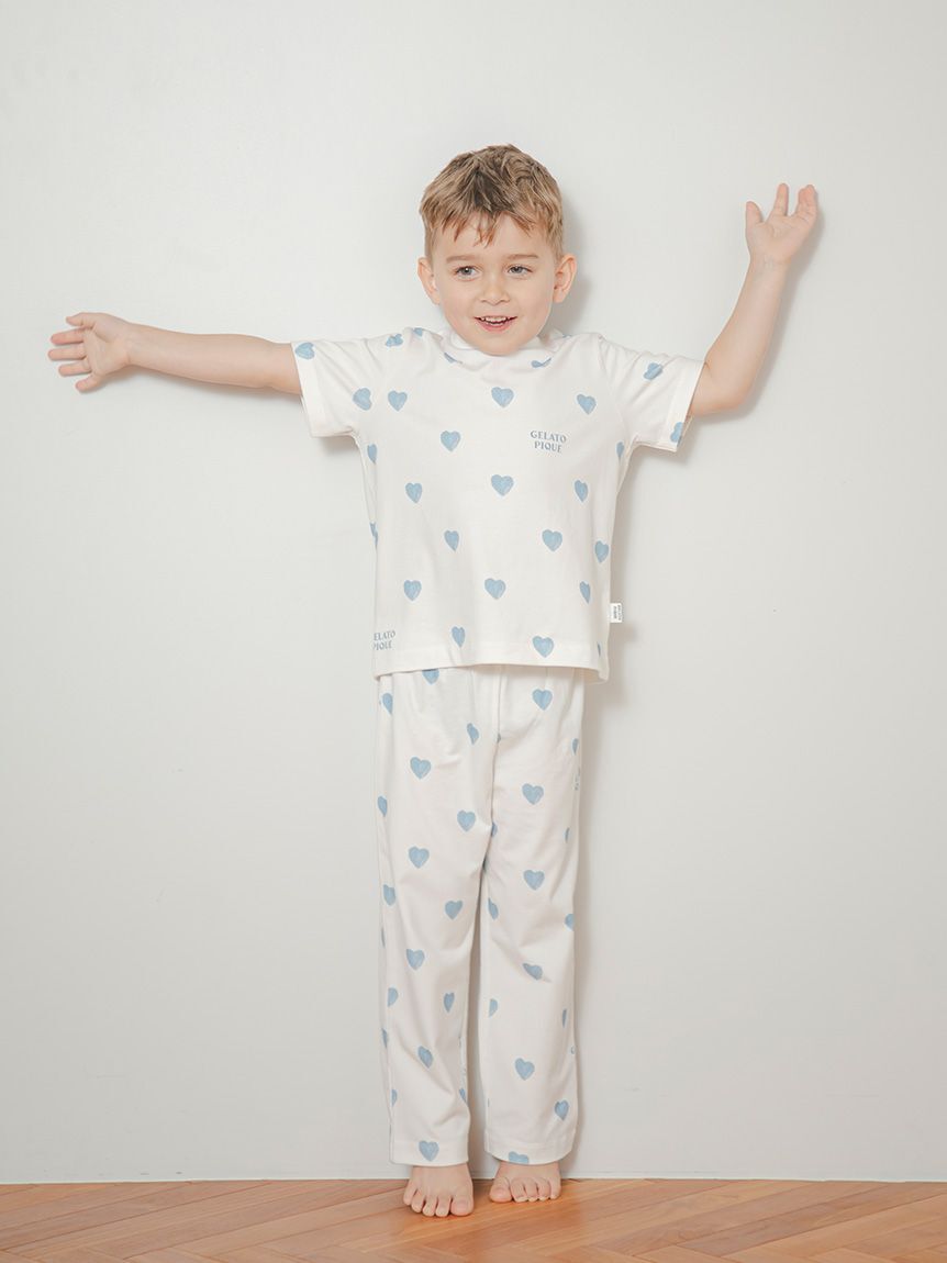 GELATO PIQUE KIDS & BABY「【KIDS】ハート柄Tシャツ」|ルームウェア|