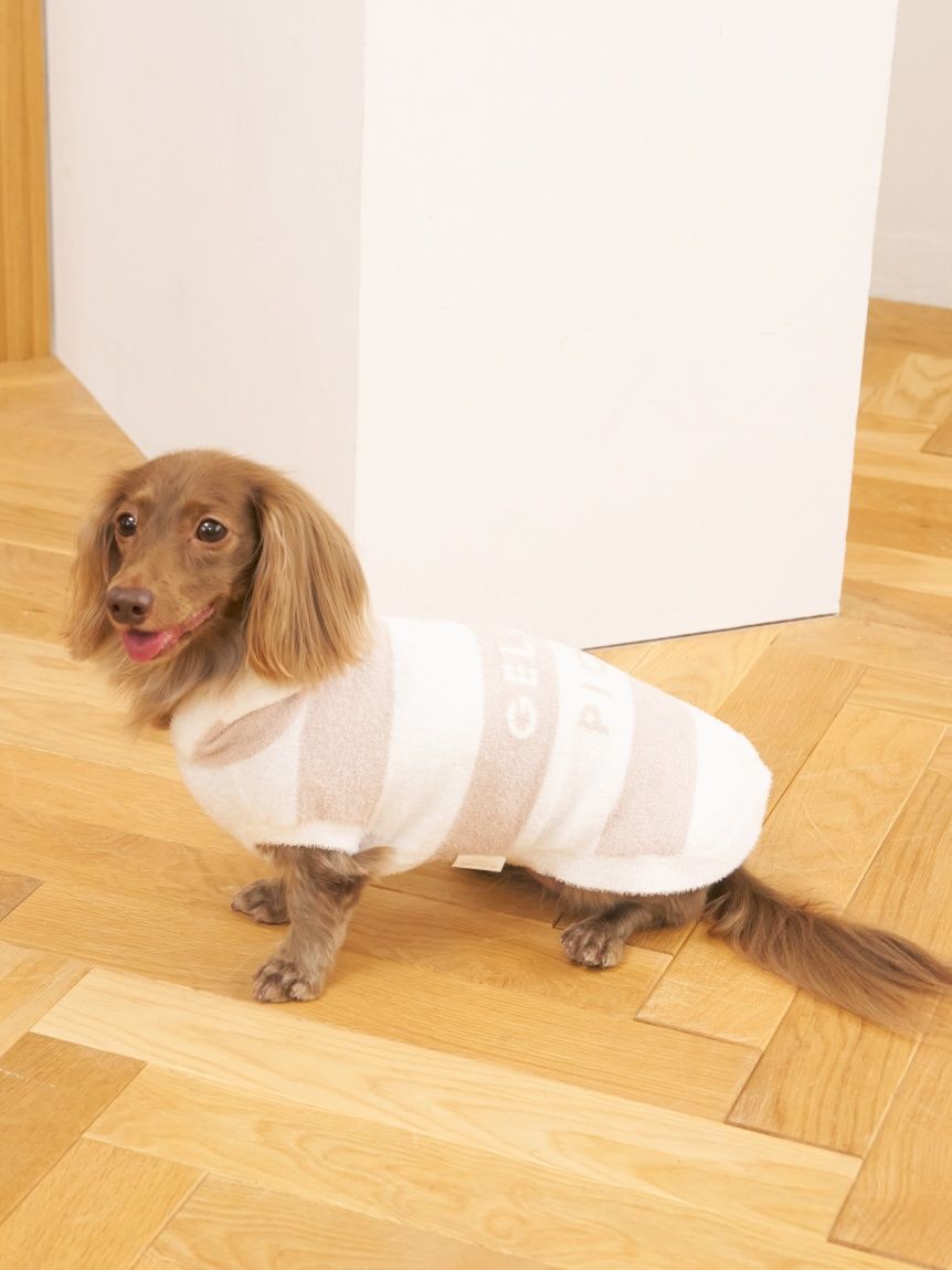  GELATO PIQUE CAT&DOG「【CAT&DOG】スムーズィーダックスサイズ２ボーダーフーディー」|その他|
