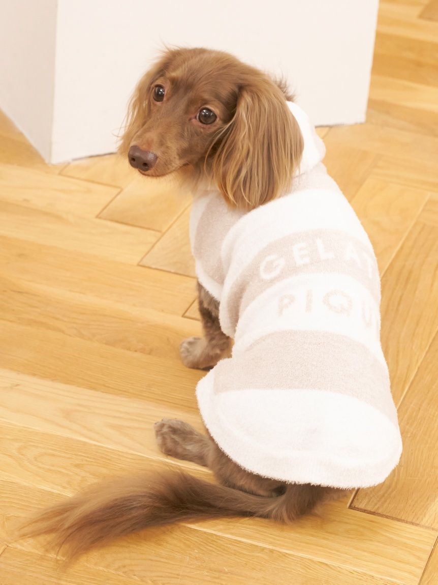  GELATO PIQUE CAT&DOG「【CAT&DOG】スムーズィーダックスサイズ２ボーダーフーディー」|その他|