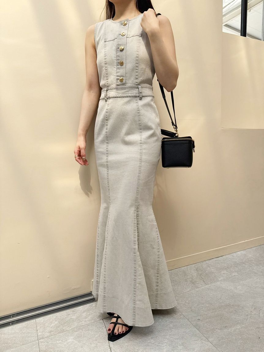 SNIDEL「デニムマーメイドワンピース」|ワンピース|