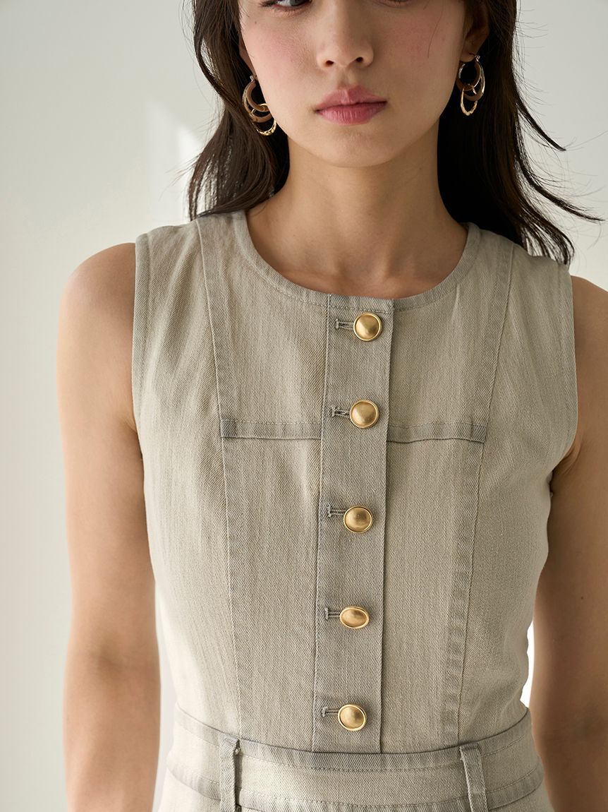 SNIDEL「デニムマーメイドワンピース」|ワンピース|