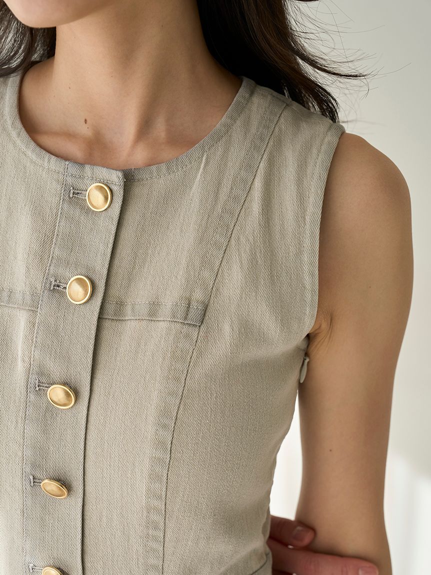 SNIDEL「デニムマーメイドワンピース」|ワンピース|