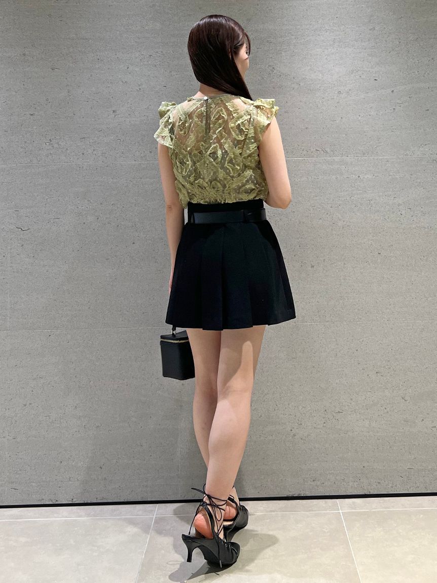 SNIDEL「レースフリルプルオーバー」|Tシャツ・カットソー|