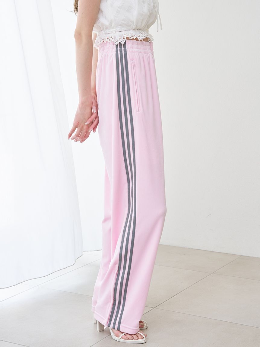 SNIDEL「【adidas Originals】FB TP VELOUR/ファイヤーバードトラックパンツベロア」|チノ|