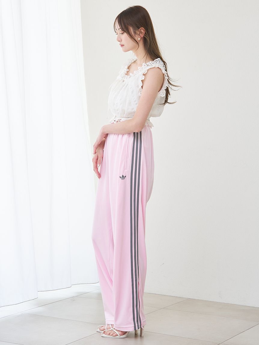 SNIDEL「【adidas Originals】FB TP VELOUR/ファイヤーバードトラックパンツベロア」|チノ|