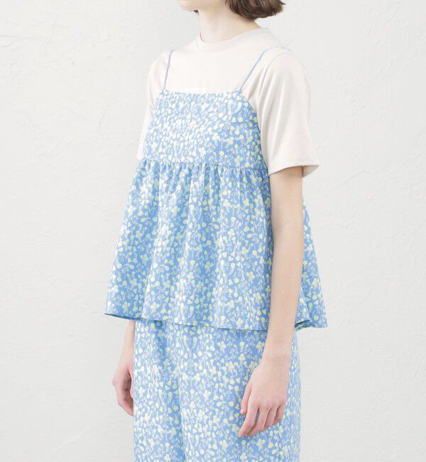 MACKINTOSH PHILOSOPHY「Snowblue Garden キャミブラウス」|シャツ・ブラウス|