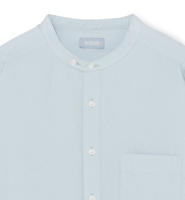 MACKINTOSH PHILOSOPHY「GREY LABEL バンドカラーシャツ」|シャツ・ブラウス|