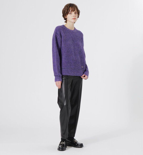  「カラーバスケットプルオーバー」|ニット・セーター|