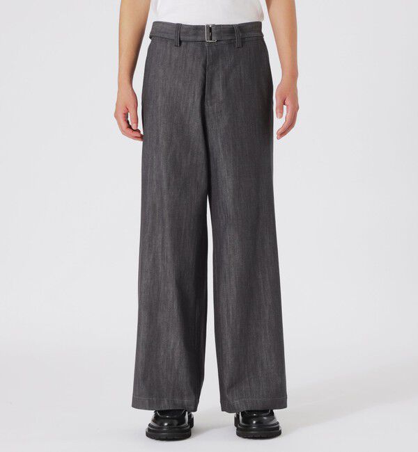  「ベルテッドバギーデニム」|デニム|