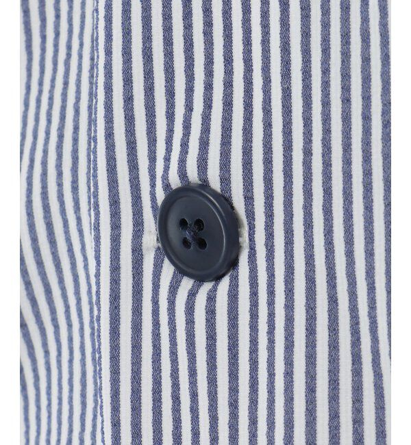 ikka「イージーケアサッカーコーチシャウター」|シャツ・ブラウス|