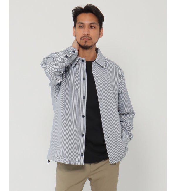 ikka「イージーケアサッカーコーチシャウター」|シャツ・ブラウス|