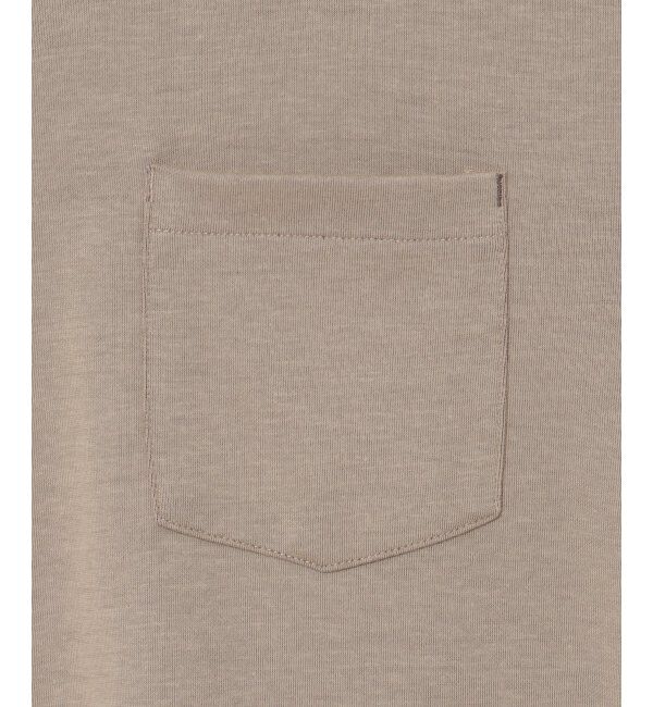 ikka「ライトダンボールダブルフェイスロンT」|Tシャツ・カットソー|