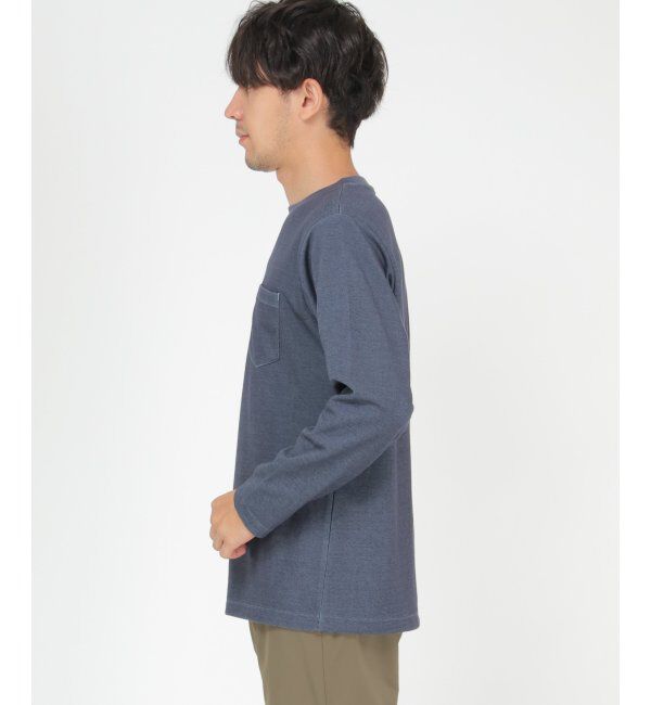 ikka「ライトダンボールダブルフェイスロンT」|Tシャツ・カットソー|