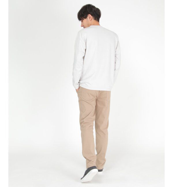 ikka「ライトダンボールダブルフェイスロンT」|Tシャツ・カットソー|