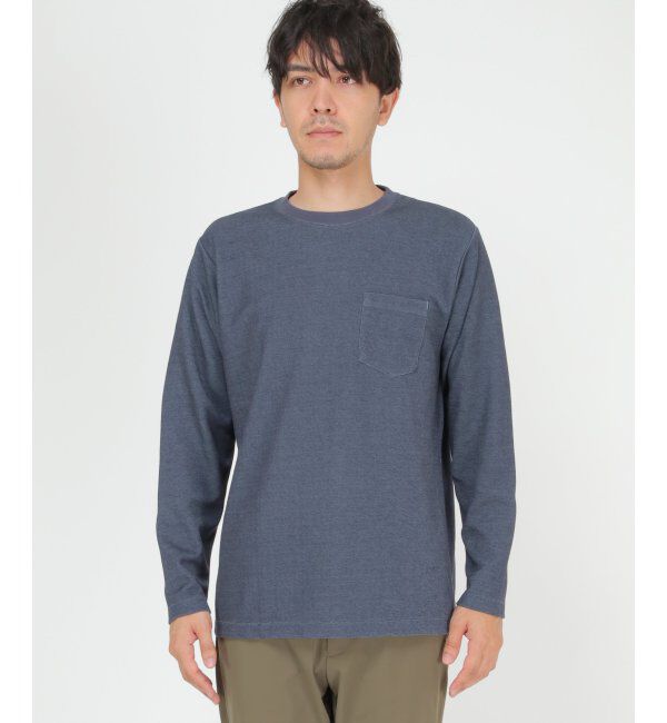 ikka「ライトダンボールダブルフェイスロンT」|Tシャツ・カットソー|