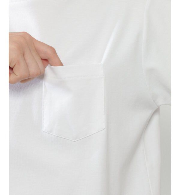 IKKA LOUNGE「ポンチクルーネックジャケットＴシャツ」|Tシャツ・カットソー|