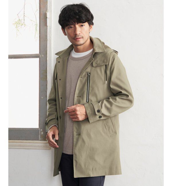 IKKA LOUNGE「2WAYライナー付きステンカラーコート」|その他|