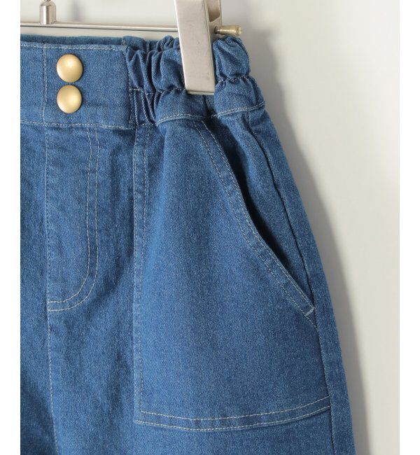 ikka kids「バックレースアップデニムベーカーパンツ（120~160cm）」|その他|