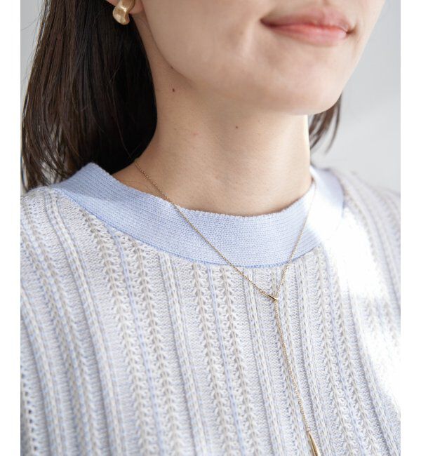 ikka「【雑誌InRed4月号掲載】【2点セット／親子おそろい】サイドボタンニットベストアンサンブル」|ニット・セーター|