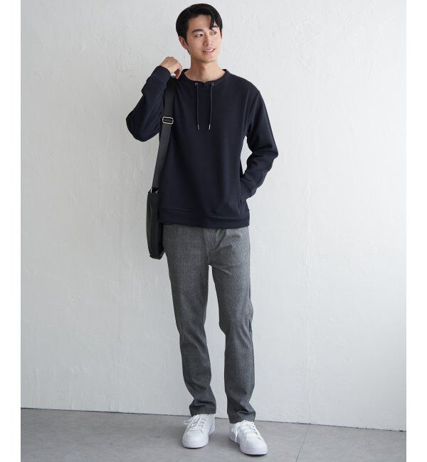 ikka「GOKU楽鹿の子ダンボールルーイプルオーバー」|パーカー|