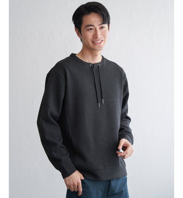 ikka「GOKU楽鹿の子ダンボールルーイプルオーバー」|パーカー|