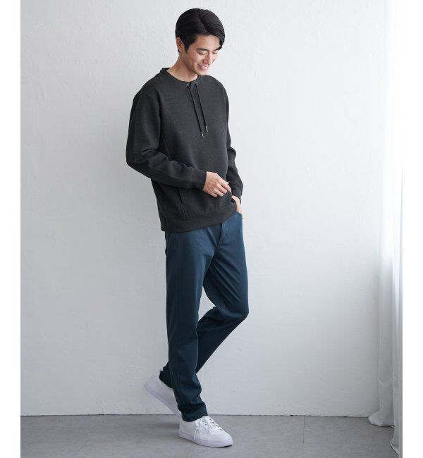 ikka「GOKU楽鹿の子ダンボールルーイプルオーバー」|パーカー|