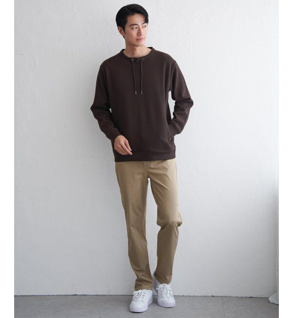 ikka「GOKU楽鹿の子ダンボールルーイプルオーバー」|パーカー|