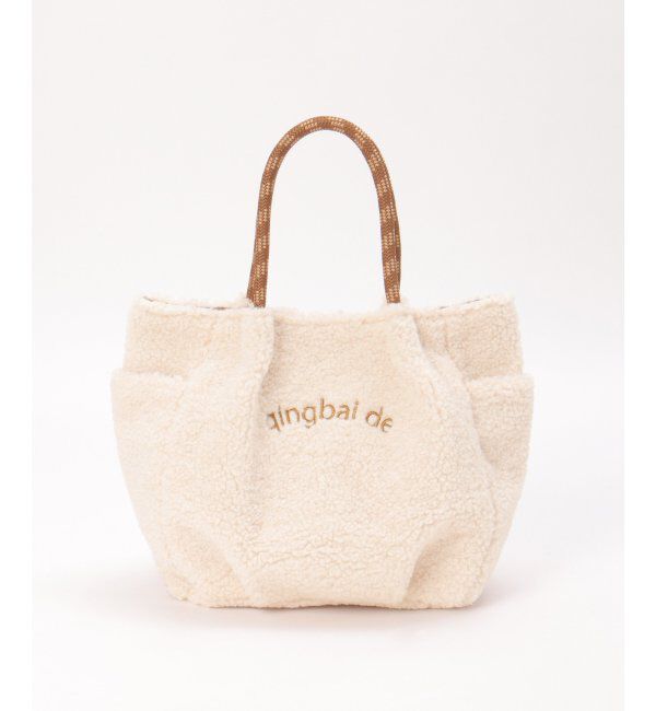 ikka「ボアロゴ入りミニトートバッグ」|その他|