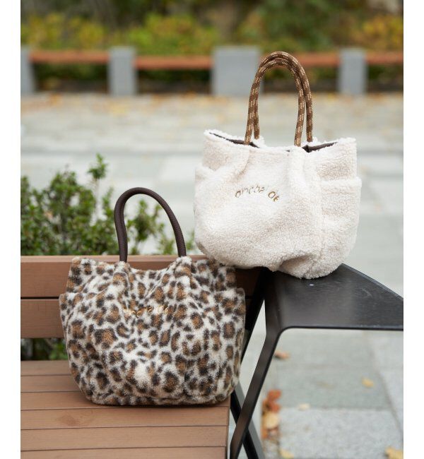 ikka「ボアロゴ入りミニトートバッグ」|その他|