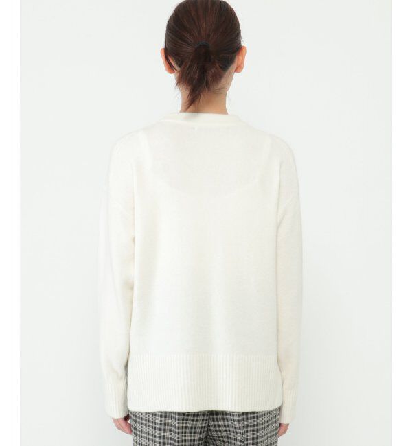 Lbc with Life「【洗える】アンゴラ混クルーニット」|カーディガン|