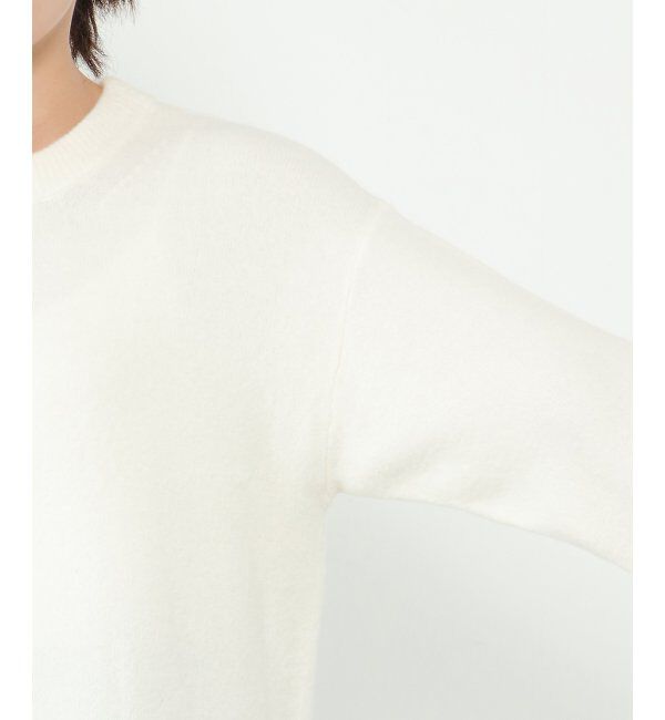 Lbc with Life「【洗える】アンゴラ混クルーニット」|カーディガン|