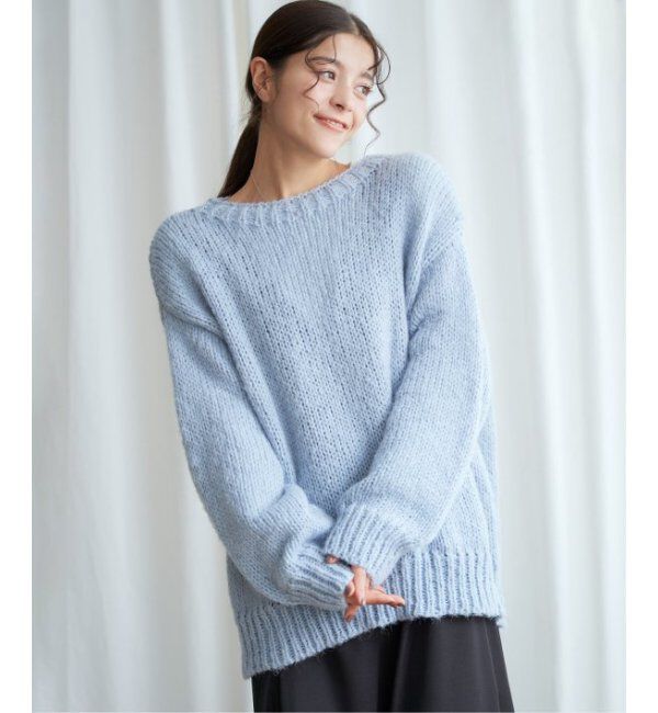 Lbc with Life「モヘヤタッチオーバサイズニット」|カーディガン|