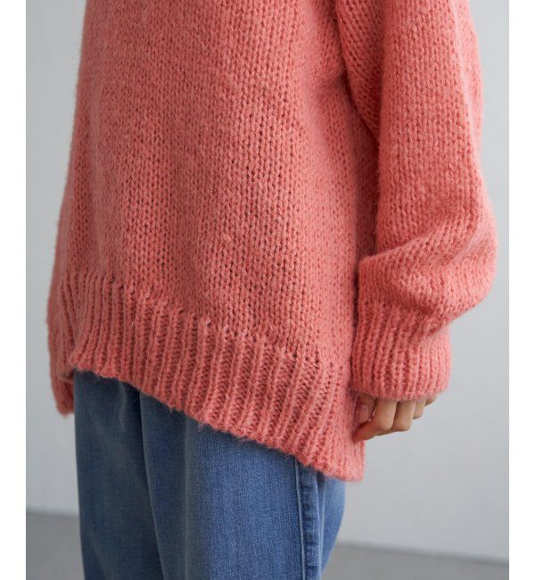 Lbc with Life「モヘヤタッチオーバサイズニット」|カーディガン|