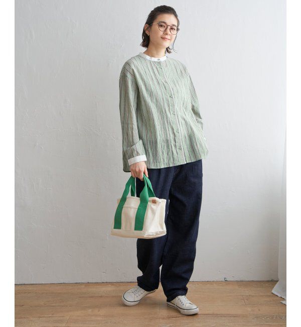 Lbc with Life「パイピングクレリックシャツ」|シャツ・ブラウス|