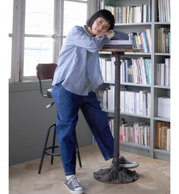 Lbc with Life「パイピングクレリックシャツ」|シャツ・ブラウス|