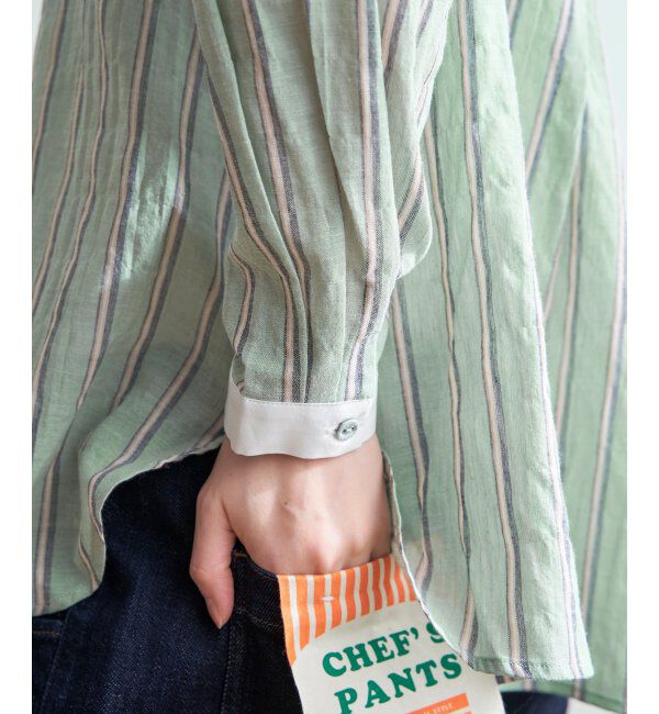 Lbc with Life「パイピングクレリックシャツ」|シャツ・ブラウス|