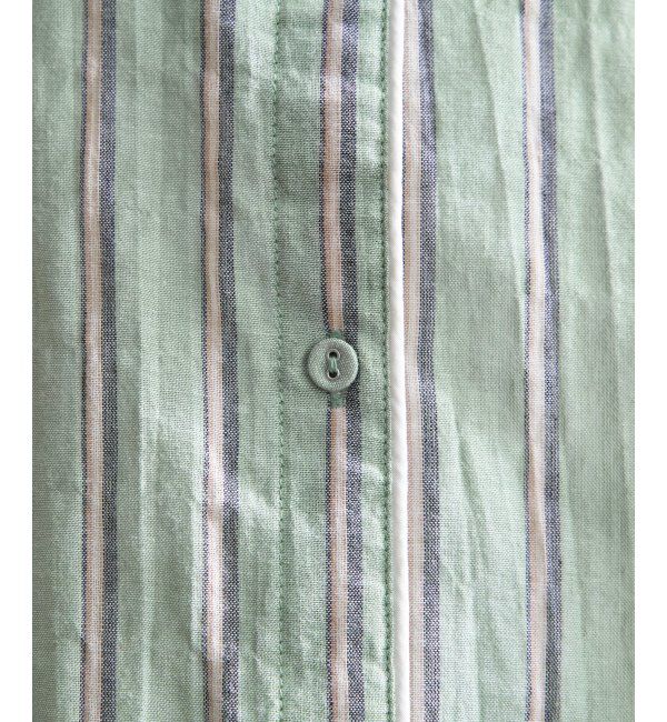 Lbc with Life「パイピングクレリックシャツ」|シャツ・ブラウス|