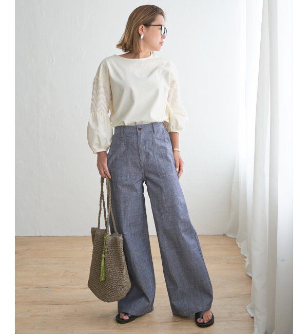 Lbc with Life「コットンシャンブレーベーカーパンツ」|その他|