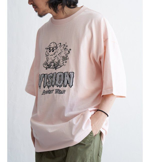 VENCE share style「VISION STREET WEAR ヴィジョンストリートウェア モンスタースケーターオーバーTシャツ」|Tシャツ・カットソー|ピンク