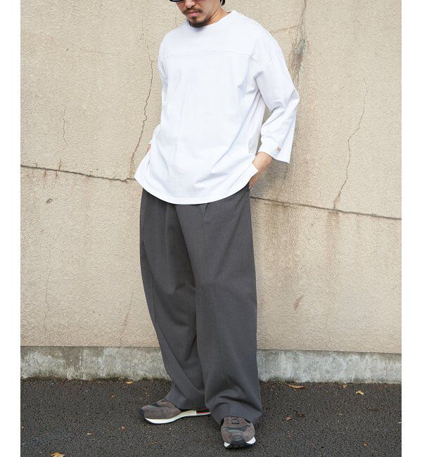 VENCE share style「Goodwear グッドウェア 七分袖フットボールTシャツ」|Tシャツ・カットソー|