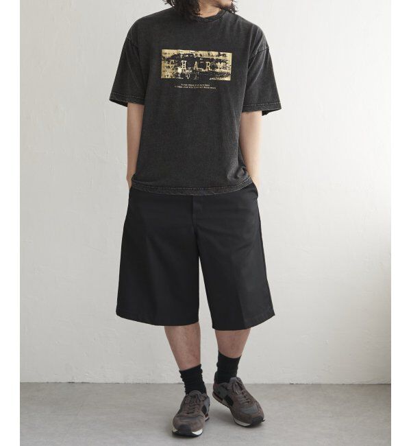 VENCE share style「スノーウォッシュ加工箔プリントTシャツ」|Tシャツ・カットソー|