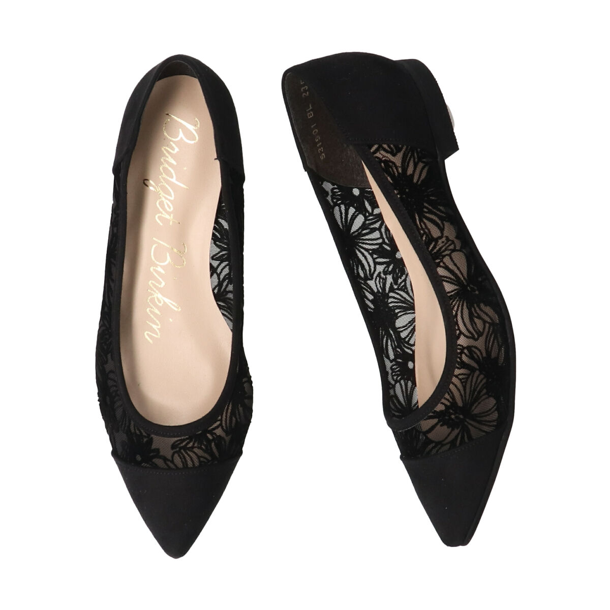 Bridget Birkin「【Bridget Birkin】レースポインテッドフラットシューズ」|パンプス|