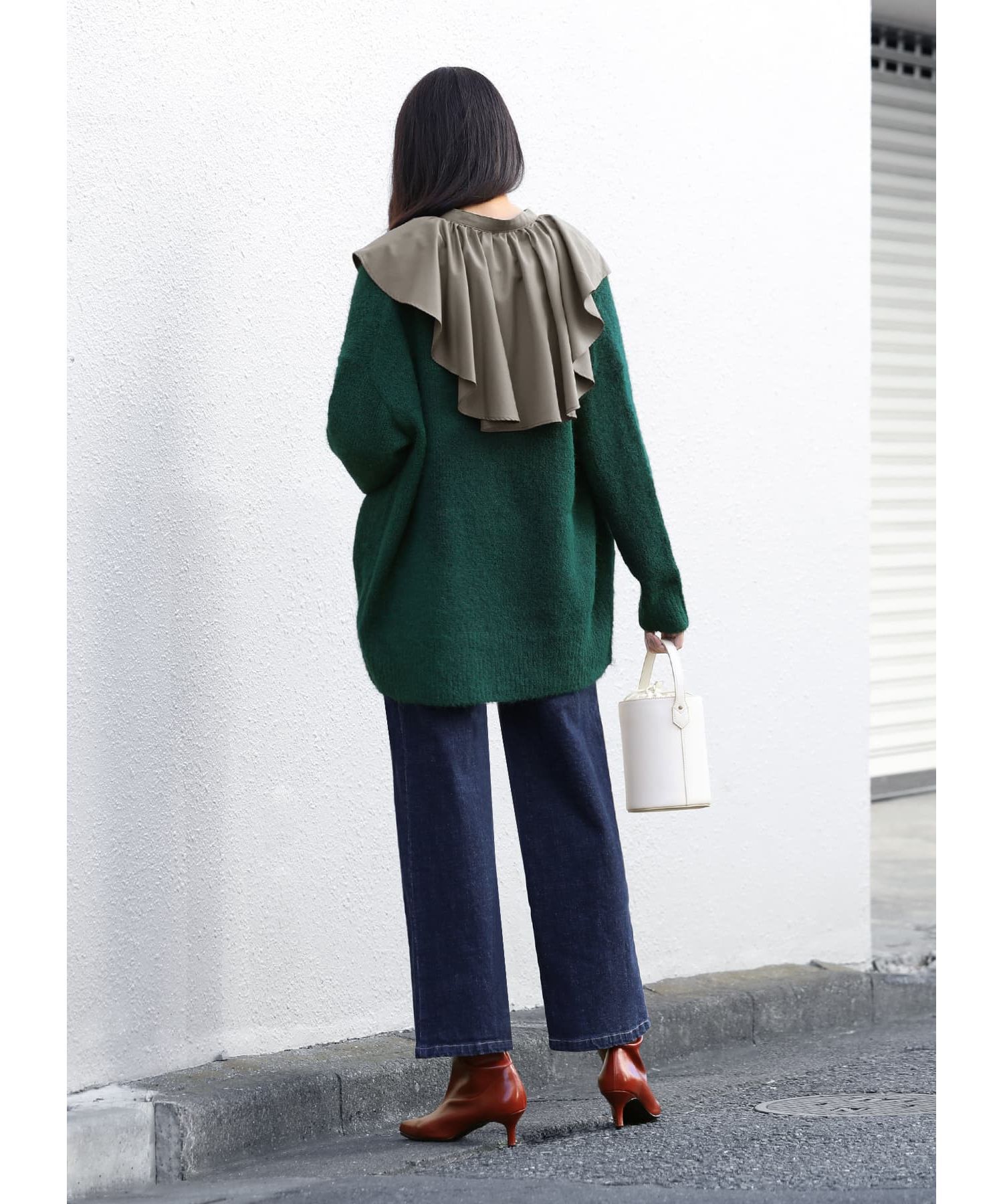 STYLE DELI「ハイウエストデニムワイドパンツ」|デニム|