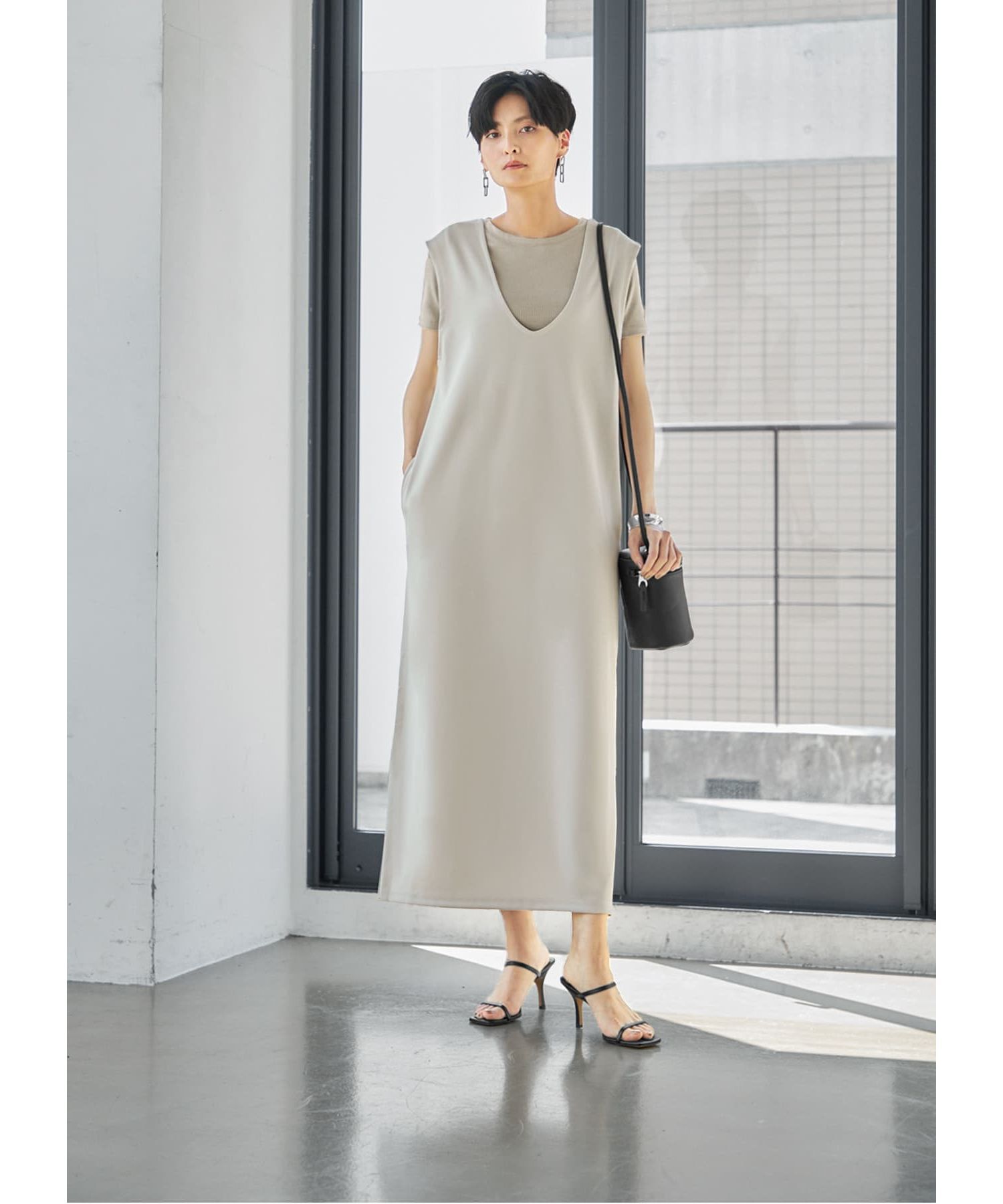 STYLE DELI「とろけるとろみリブカットソートップス」|Tシャツ・カットソー|