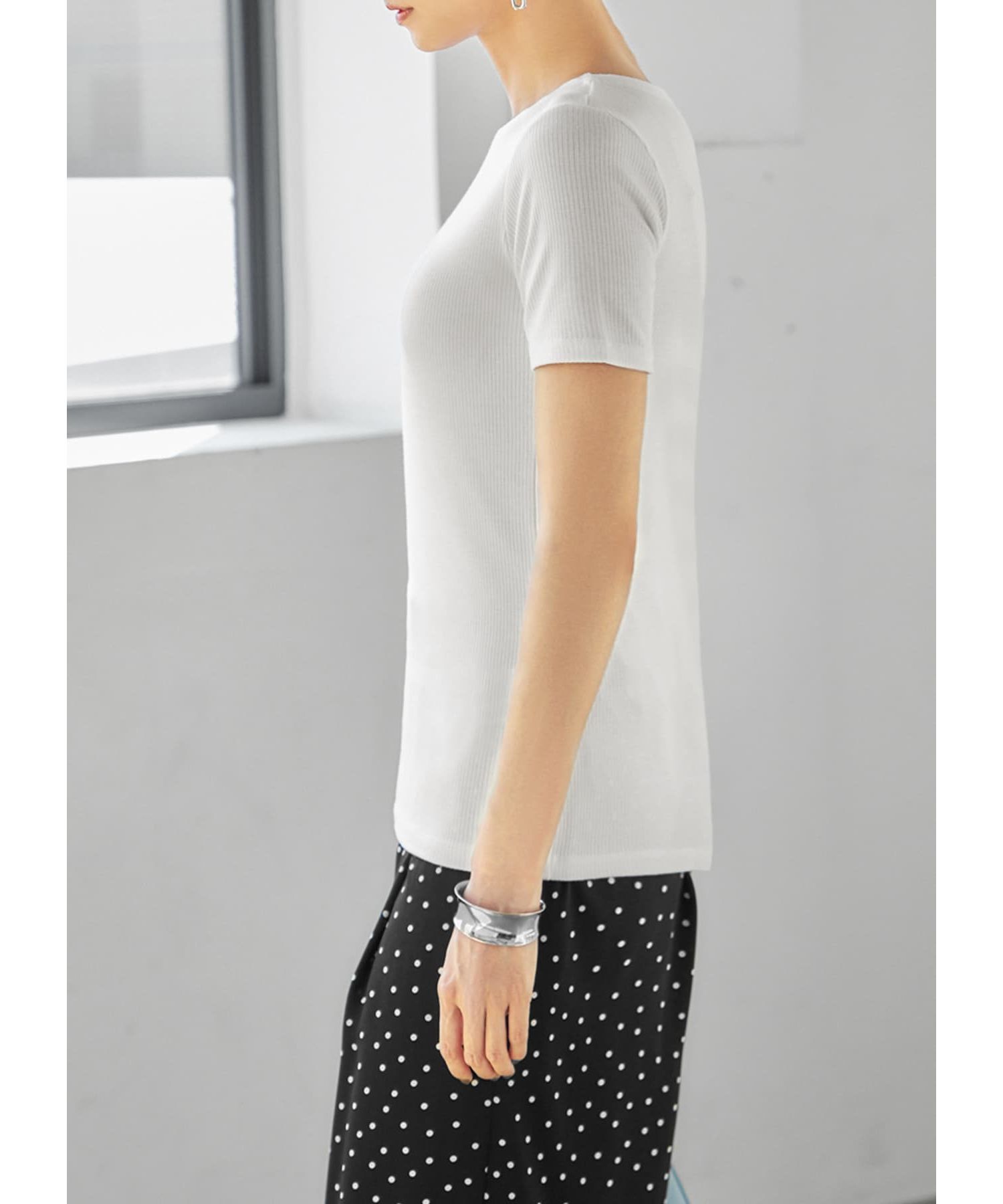 STYLE DELI「とろけるとろみリブカットソートップス」|Tシャツ・カットソー|