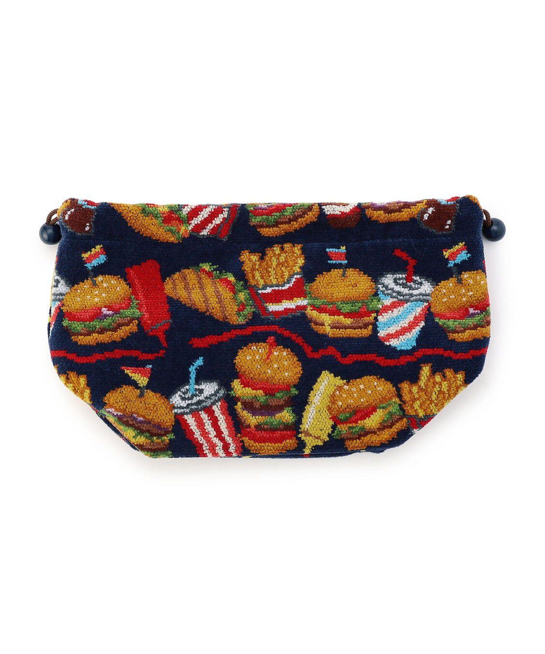 LOVERARY BY FEILER「バーガーショップ　マチ付き巾着　L/BUR-257129」|ポーチ|